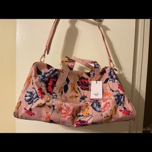 Pink floral Herschel duffel bag BRAND NEW w/ tags